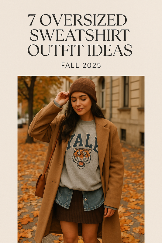 7 Oversized Sweatshirt Outfit Ideas for Fall 2025
