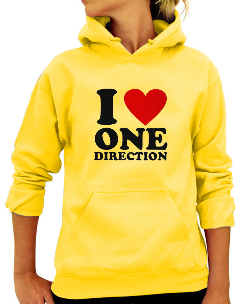 Vintage Love Print Hoodie