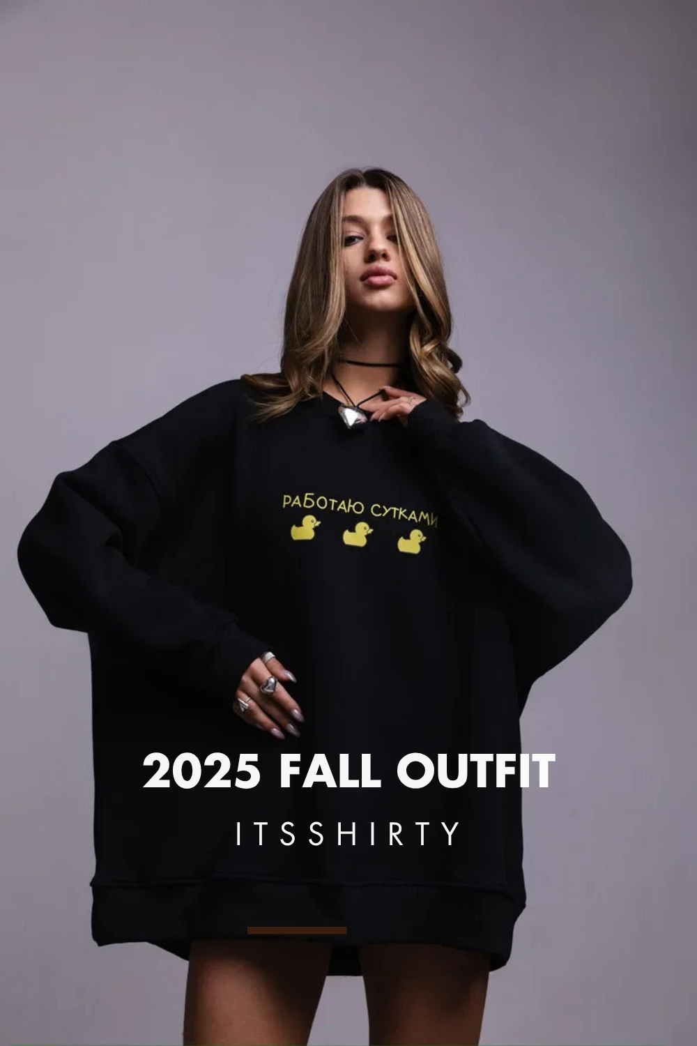 Oversized Graphic Sweatshirt For Women 2025 Fall Outfits Style