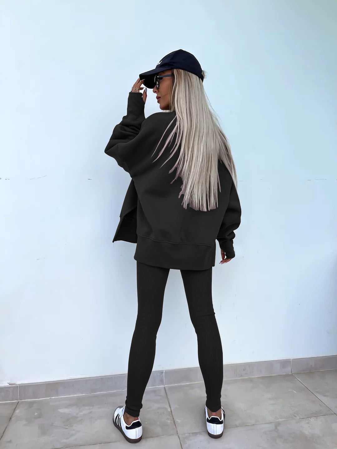Fall Coord Set With Long Sleeve Hoodie For Yoga And Casual Outfits