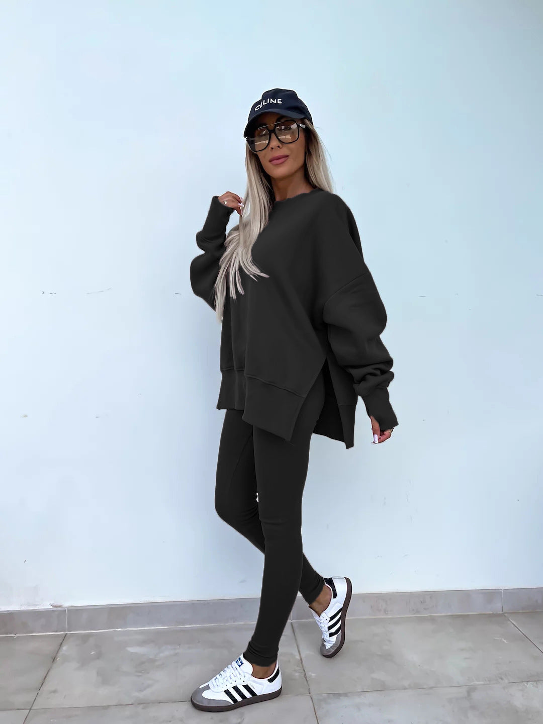 Fall Coord Set With Long Sleeve Hoodie For Yoga And Casual Outfits
