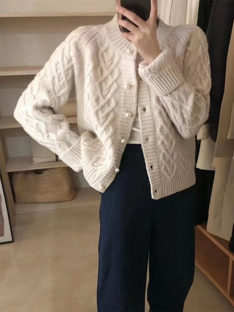Elegant Korean Fashion Cardigan