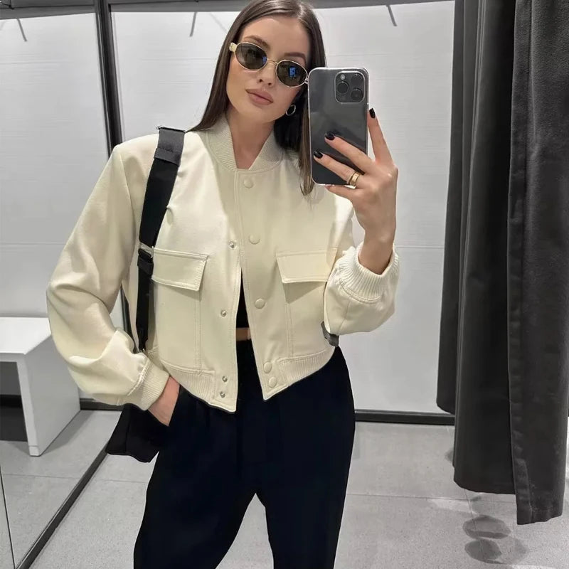 Classic White Casual Jackets