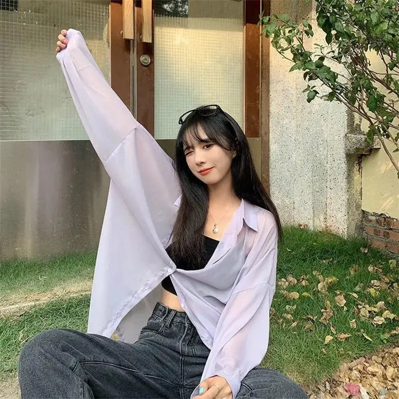 Aurora Breeze Chiffon Cardigan