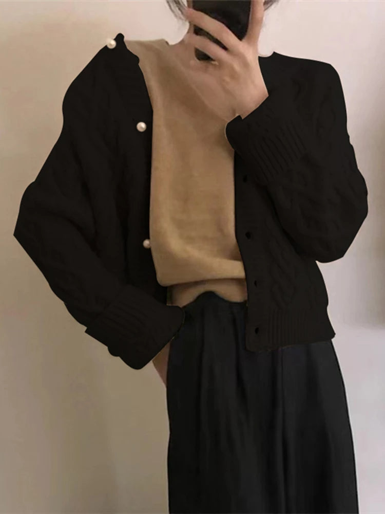 Elegant Korean Fashion Cardigan