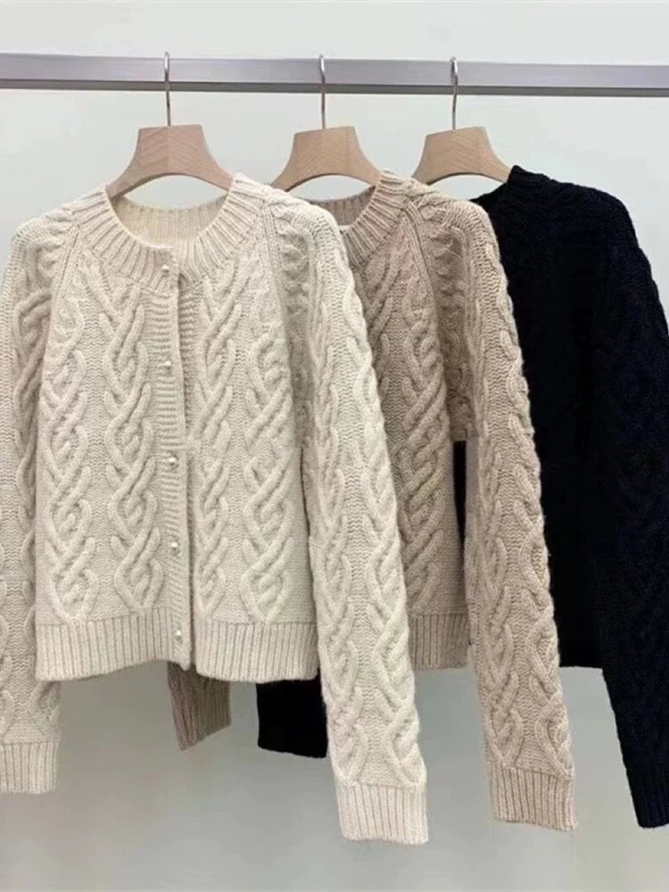Elegant Korean Fashion Cardigan