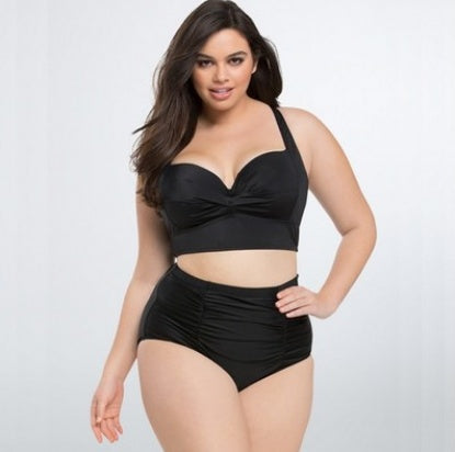 Striped Seduction Plus Size Swimsuit