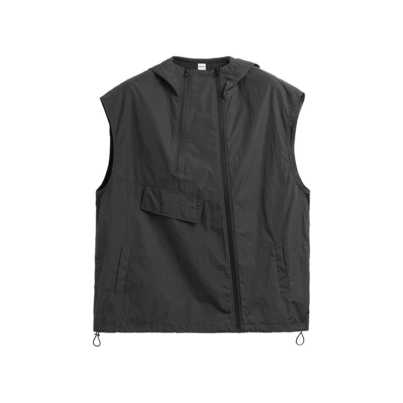 Casual Cool Cotton Zipper Vest