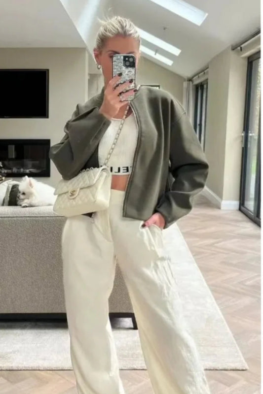 Autumn Outfit Inspiration Loose Coat Styling With Soft Jacket Fashion