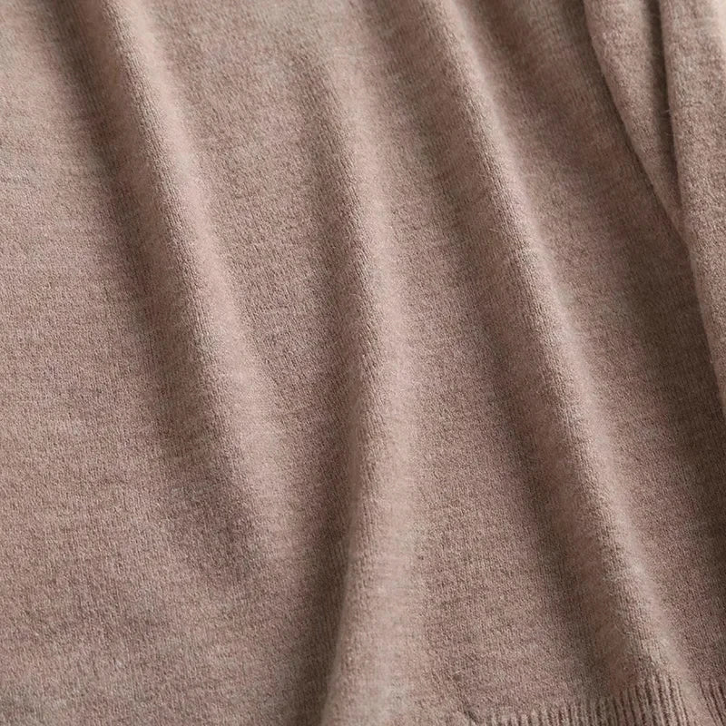 Simple Multicolor Pullover Sweater For Women Fall Outfit Inspiration
