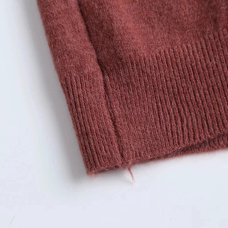Simple Multicolor Pullover Sweater For Women Fall Outfit Inspiration