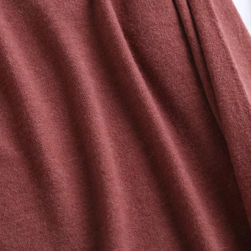 Simple Multicolor Pullover Sweater For Women Fall Outfit Inspiration