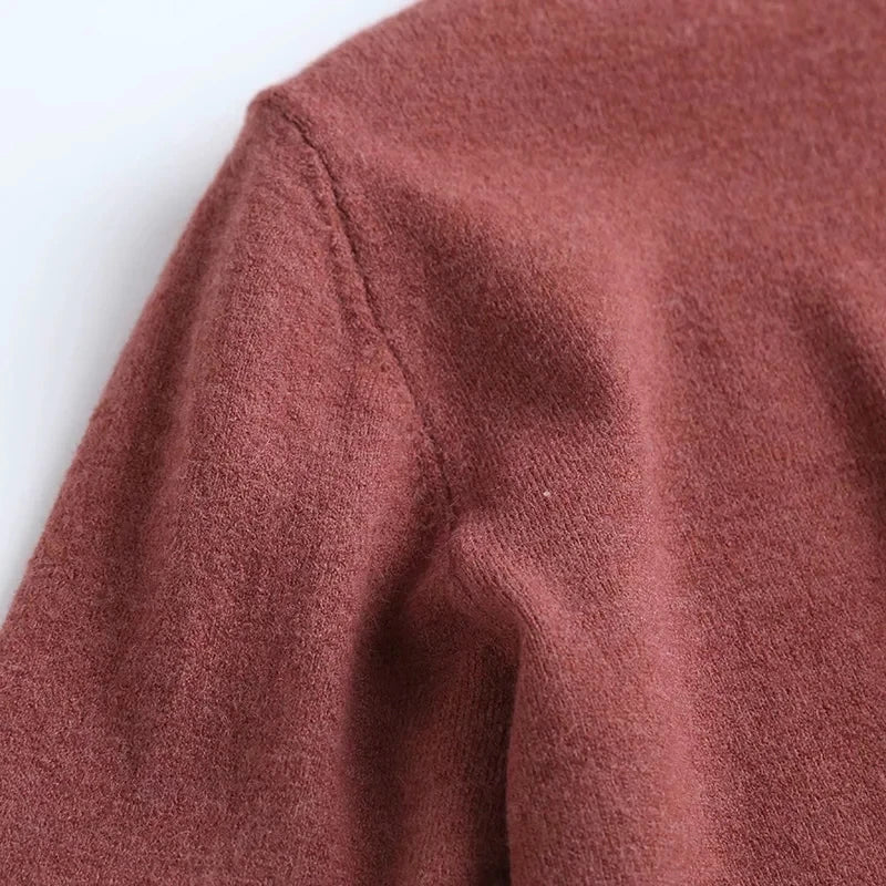 Simple Multicolor Pullover Sweater For Women Fall Outfit Inspiration
