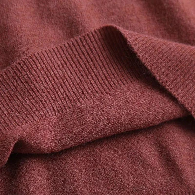 Simple Multicolor Pullover Sweater For Women Fall Outfit Inspiration