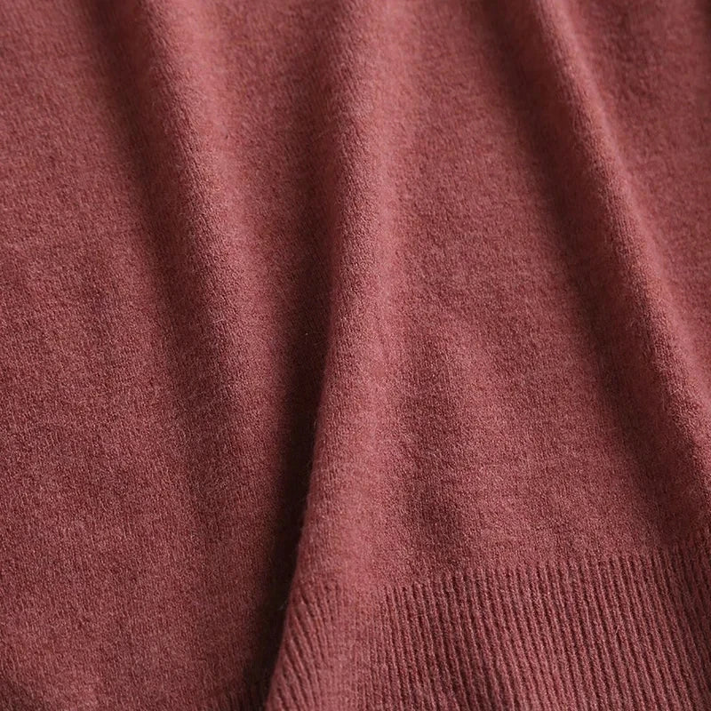 Simple Multicolor Pullover Sweater For Women Fall Outfit Inspiration