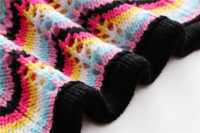 Casual Striped Knit Sweater For Women With 90s Style For 2025 Fall Outfits