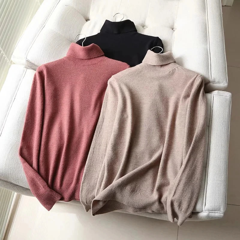 Simple Multicolor Pullover Sweater For Women Fall Outfit Inspiration