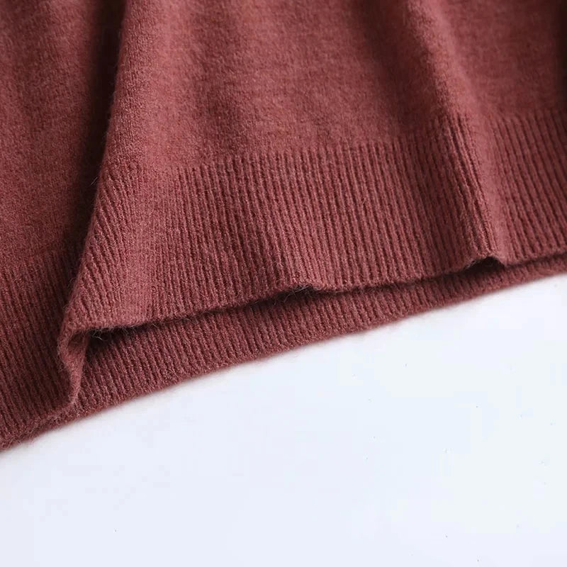 Simple Multicolor Pullover Sweater For Women Fall Outfit Inspiration