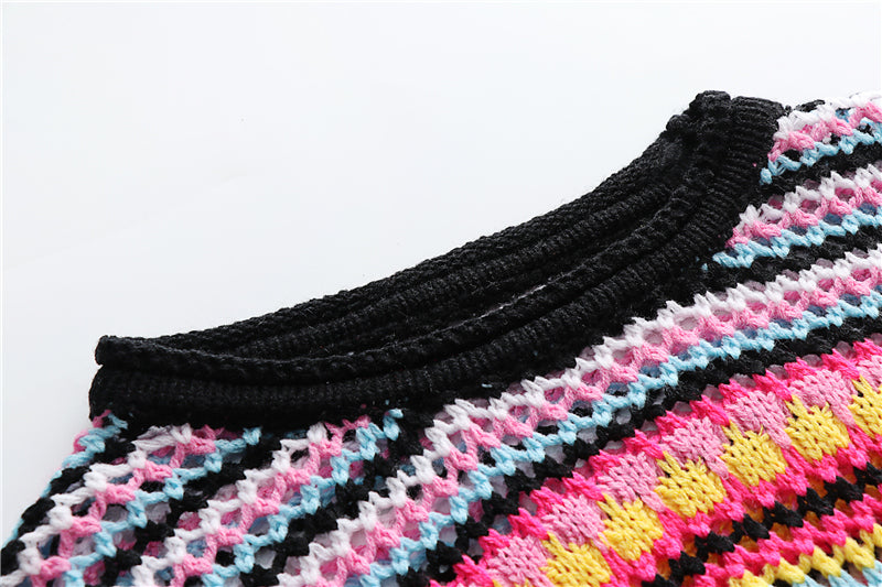 Casual Striped Knit Sweater For Women With 90s Style For 2025 Fall Outfits