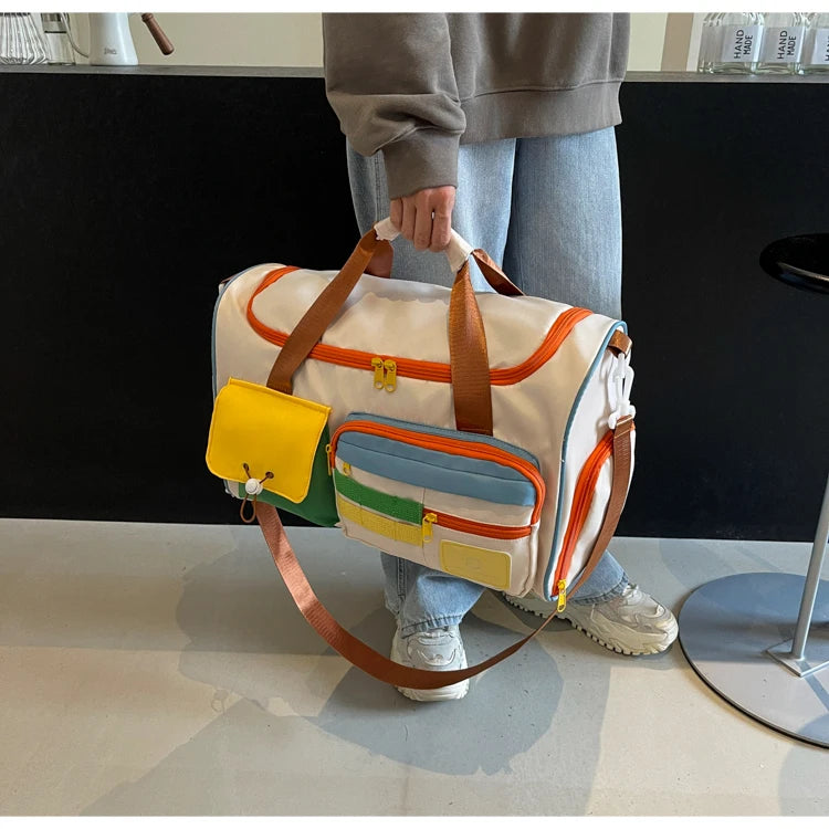 Summer Travel Tote Bag With Fitness Style For Men And Women