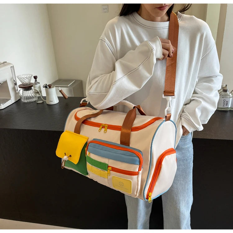 Summer Travel Tote Bag With Fitness Style For Men And Women
