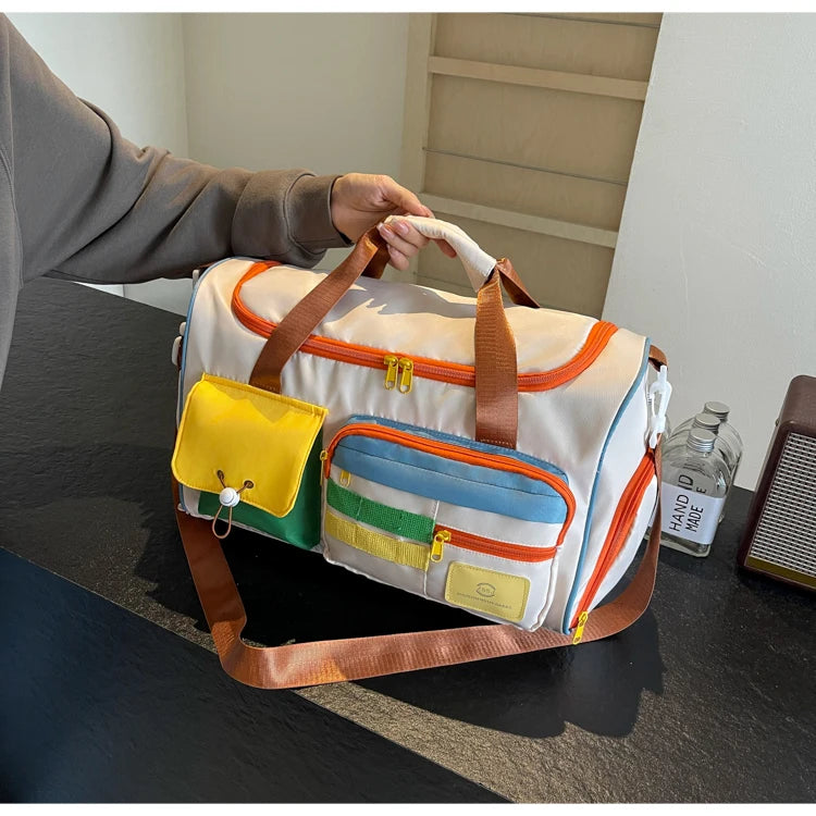 Summer Travel Tote Bag With Fitness Style For Men And Women