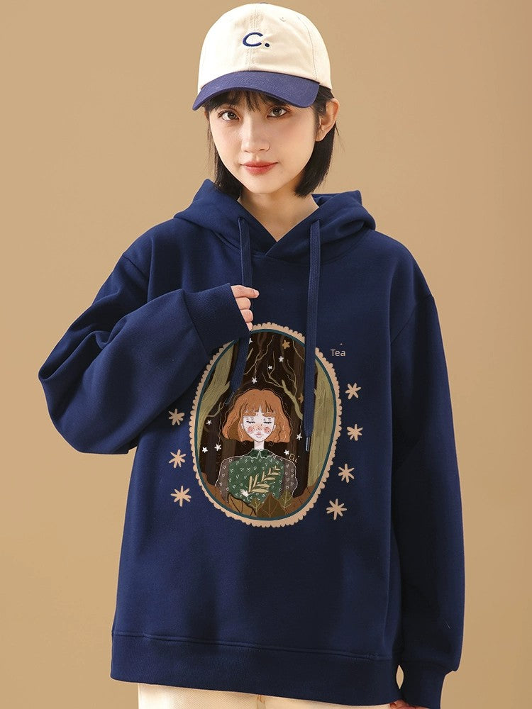 Vintage Green Fleece Pullover For Cozy 2025 Fall Outfits Aesthetic