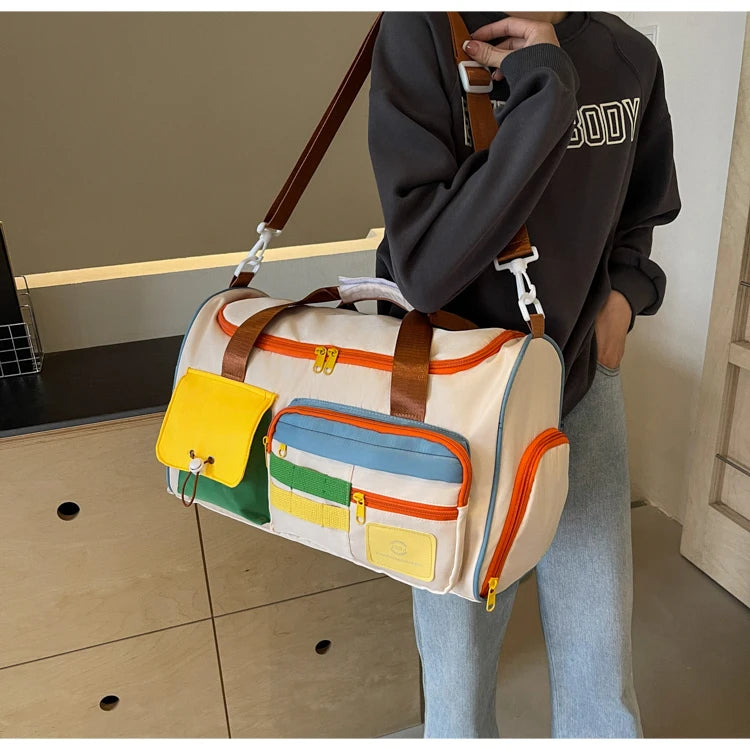 Summer Travel Tote Bag With Fitness Style For Men And Women