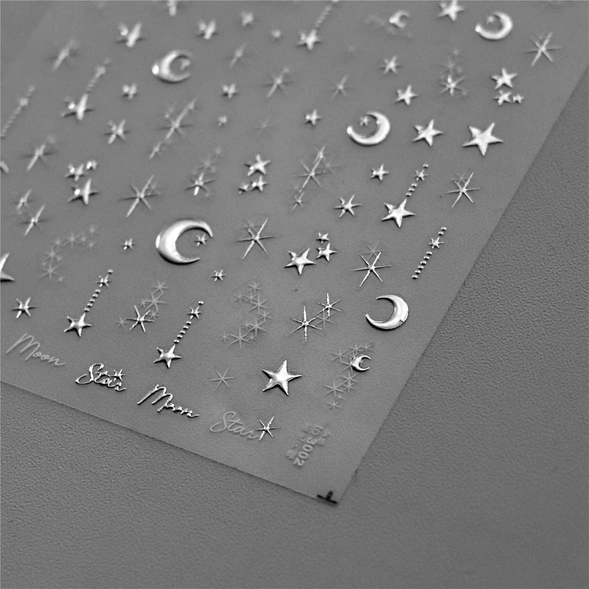 Luxury Korean Nail Decals With Silver And Gold Accents For Autumn Nails Fashion