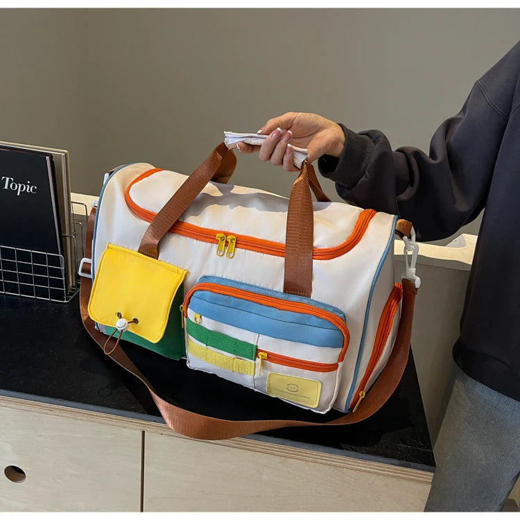 Summer Travel Tote Bag With Fitness Style For Men And Women