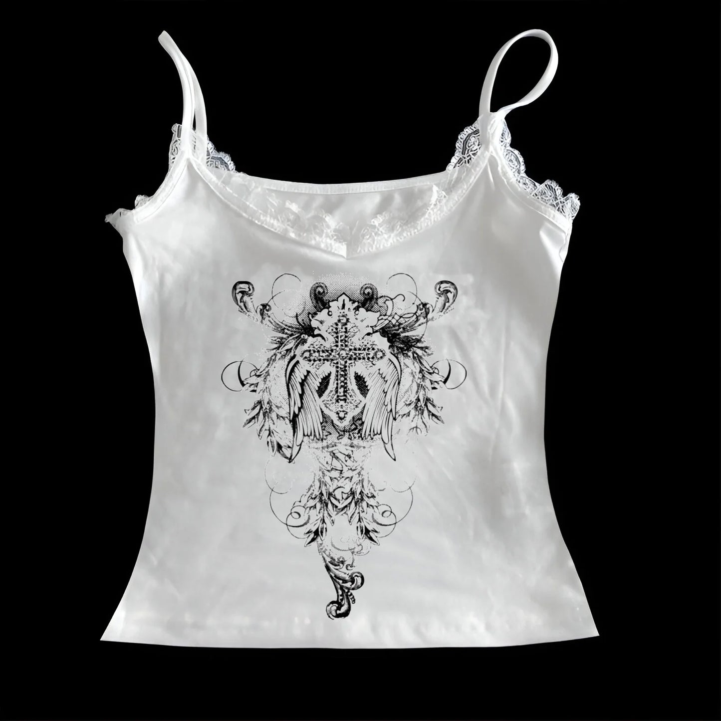 Vintage Millennium Era Short Sleeve Top With Y2K Aesthetic Patterns