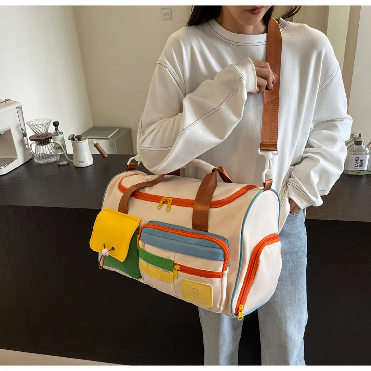 Summer Travel Tote Bag With Fitness Style For Men And Women
