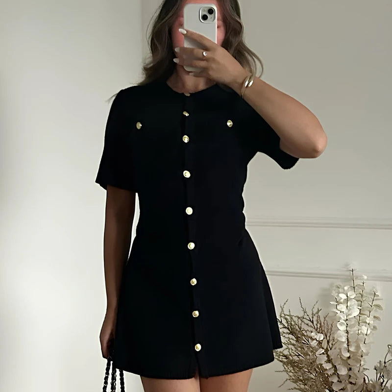 Slim Fit Knitted Dress Style For Women Perfect For Fall Outfits And Holiday Events