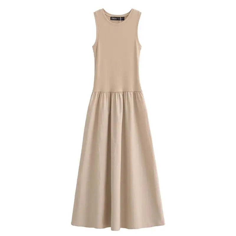 Cherry Coded Boho Chic Summer Dress – 2025 Women's Slim Fit, Elegant Holiday Streetwear