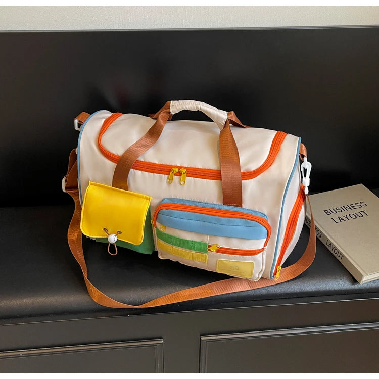 Summer Travel Tote Bag With Fitness Style For Men And Women