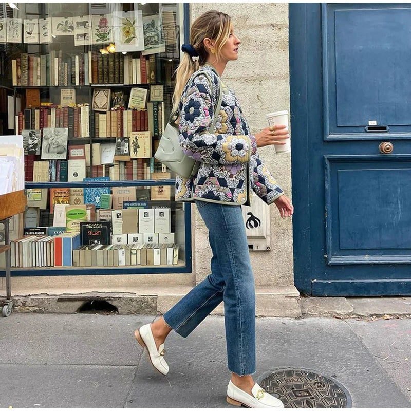 Winter Outfit Inspiration V Neck Boho Coat With Long Sleeves For Casual Styling