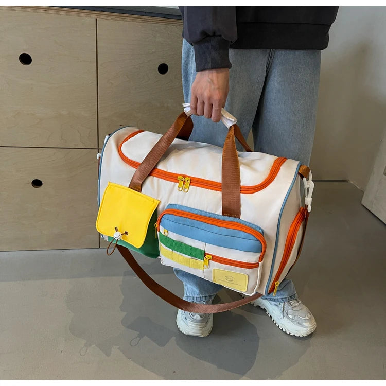 Summer Travel Tote Bag With Fitness Style For Men And Women