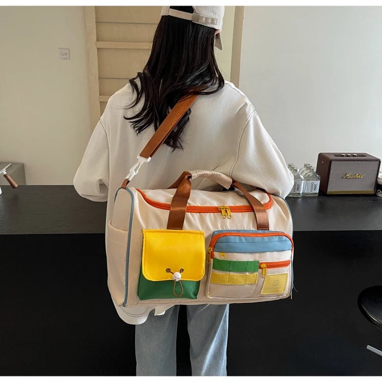 Summer Travel Tote Bag With Fitness Style For Men And Women