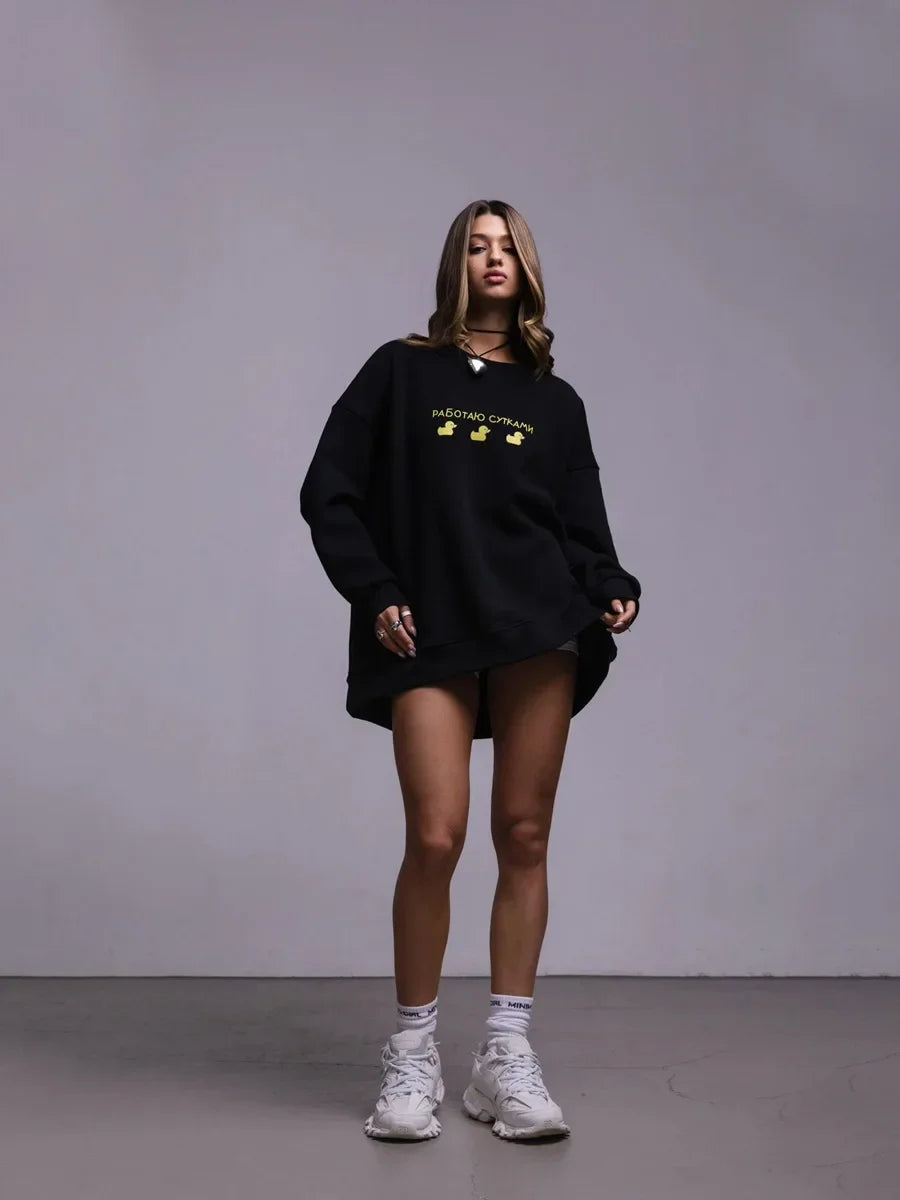 Oversized Graphic Sweatshirt For Women 2025 Fall Outfits Style