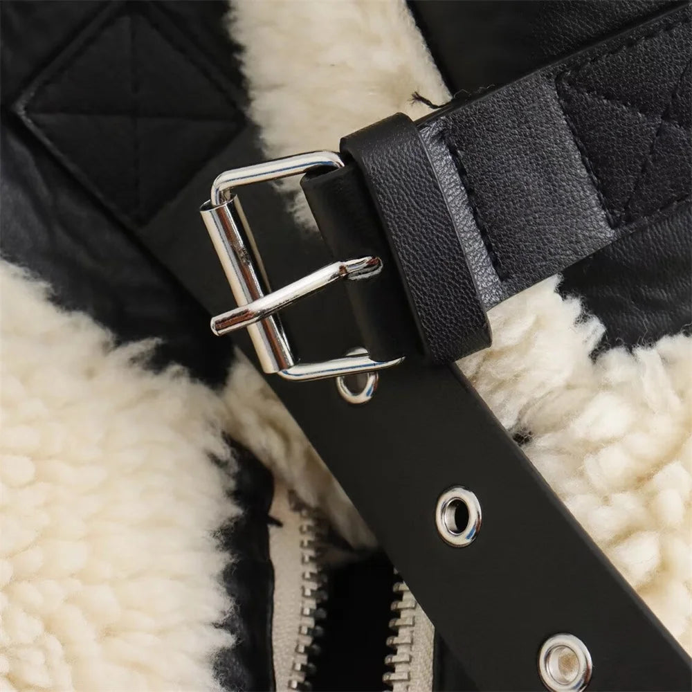 Fall Jacket Outfit Idea Featuring Fur Details And European Vibes