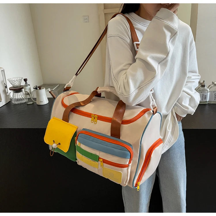 Summer Travel Tote Bag With Fitness Style For Men And Women
