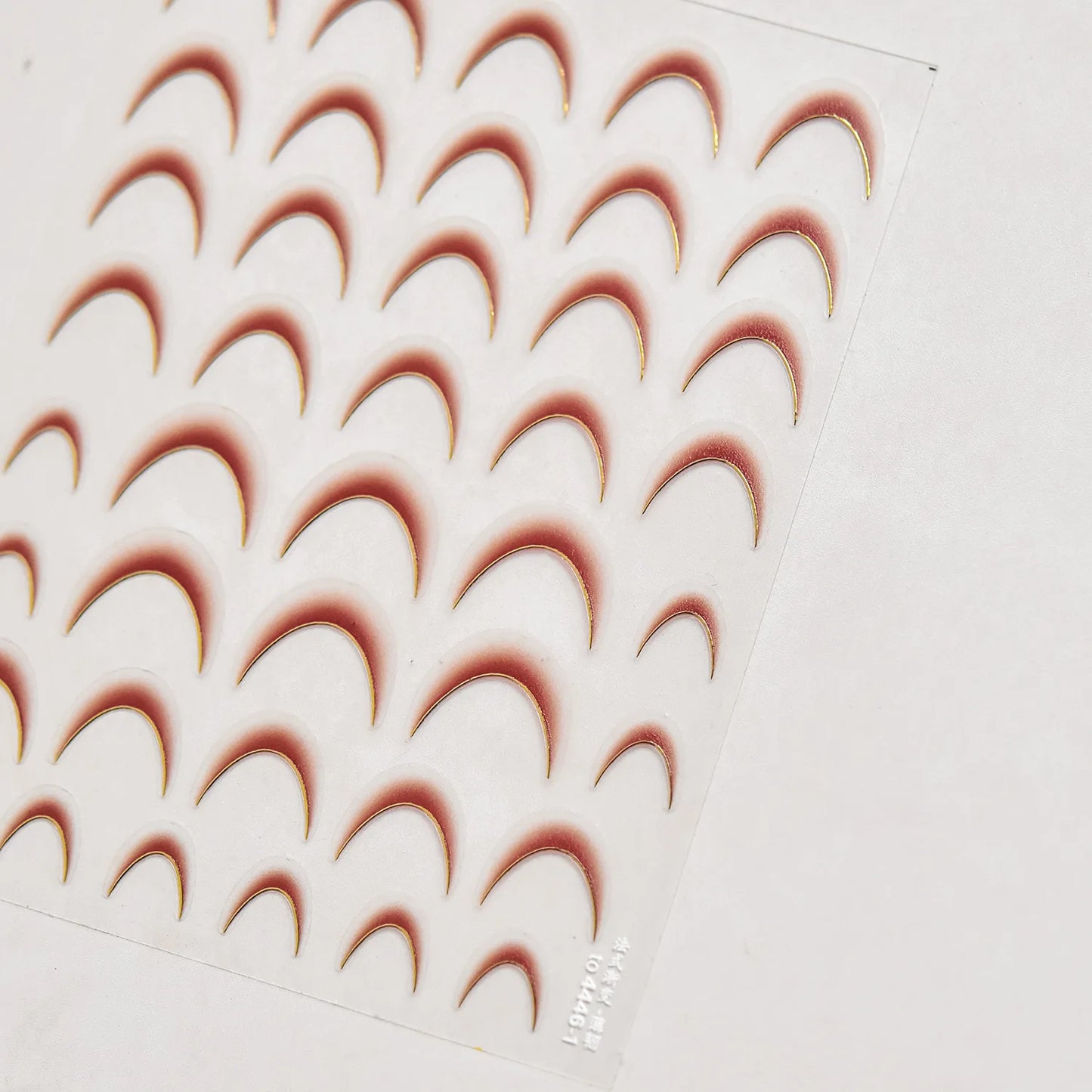 White Wave Line Nail Decals For Autumn Nails Looks And Manicure Design Ideas