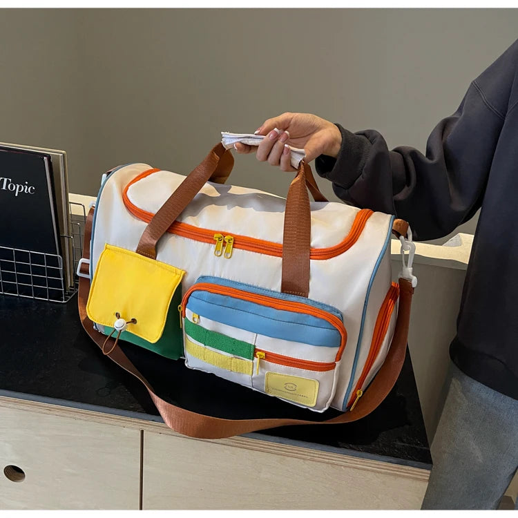 Summer Travel Tote Bag With Fitness Style For Men And Women