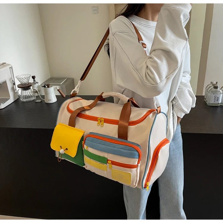 Summer Travel Tote Bag With Fitness Style For Men And Women