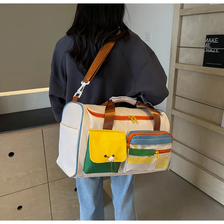 Summer Travel Tote Bag With Fitness Style For Men And Women