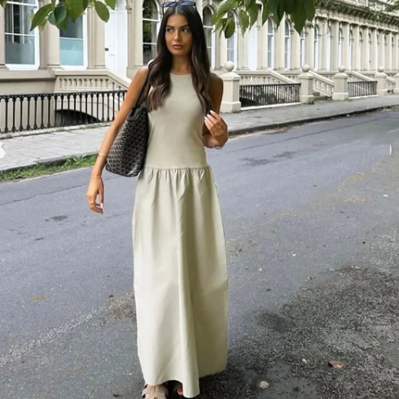 Y2K Inspired Sleeveless Dress For Spring Outfits Casual And Chic