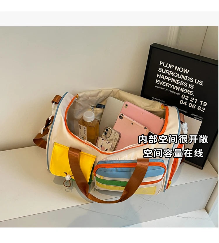 Summer Travel Tote Bag With Fitness Style For Men And Women
