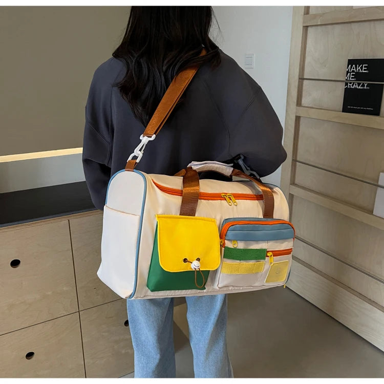 Summer Travel Tote Bag With Fitness Style For Men And Women