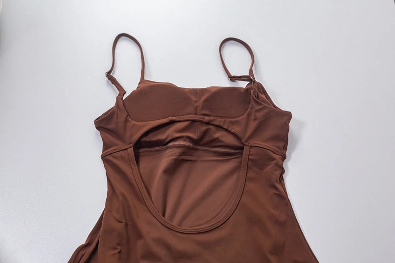 Sporty Tennis Skirt Dress With Built-In Bra For Summer Outfits Casual And Active Style