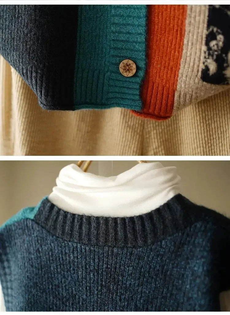 Retro Knitted Sweater Vest Outfit Inspiration Cozy Fall Winter Fashion For Women